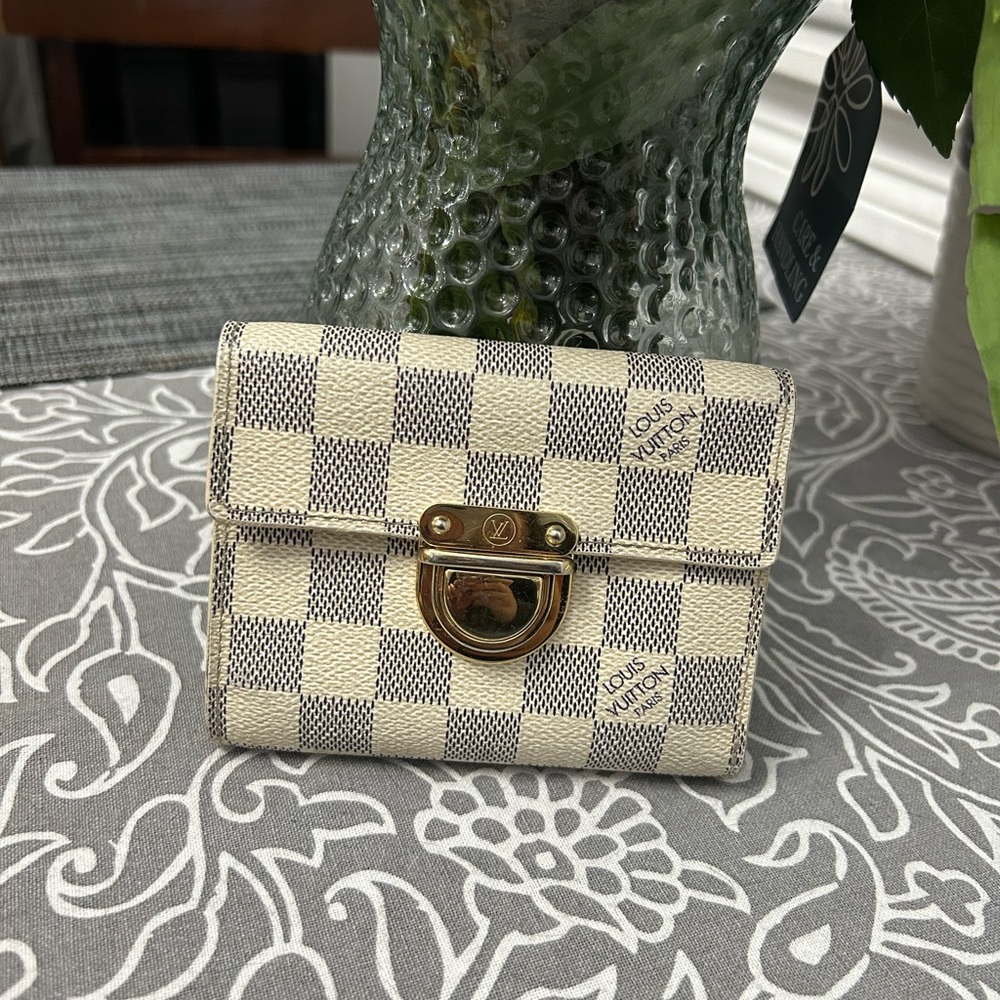 Louis Vuitton Damier Azur Compact Wallet
